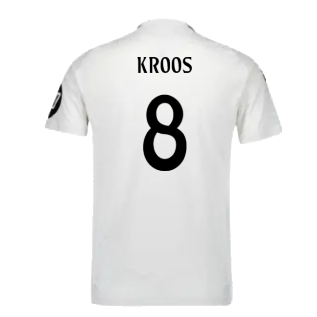 2024-2025 Real Madrid Authentic Home Shirt (Kroos 8)-The Soccer Shirt Hub
