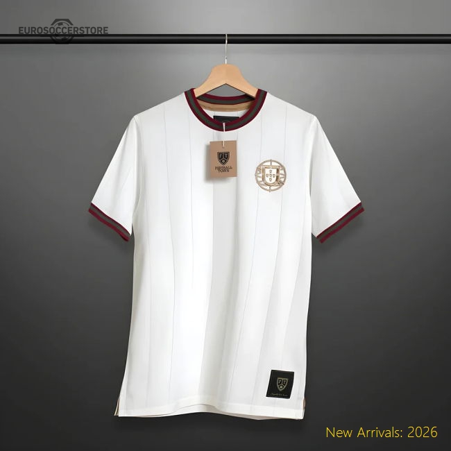 Vintage Portugal A Selecção White Soccer Jersey-The Soccer Shirt Hub