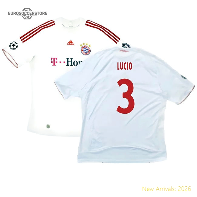 Bayern Munich 2008-09 Third Shirt ((Very Good) XXL) (Lucio 3)-The Soccer Shirt Hub
