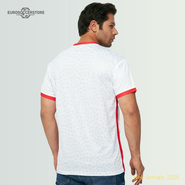 Belgium Legacy Football Jersey White (Wolvate) Adult Short Sleeve-The Soccer Shirt Hub