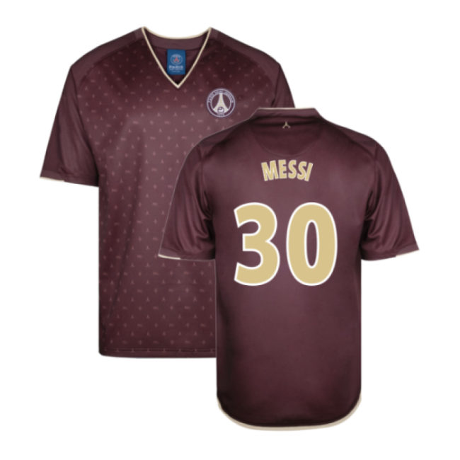 2006-2007 PSG Away Retro Shirt (MESSI 30)-The Soccer Shirt Hub