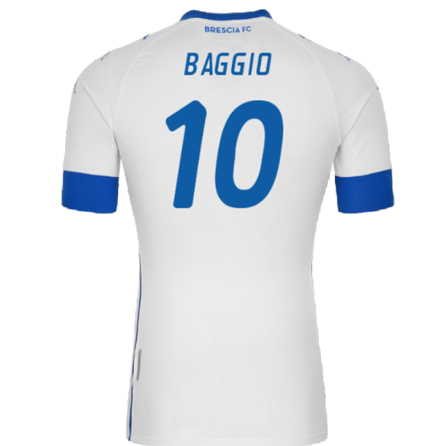 Brescia 2020-21 Away Shirt (Sponsorless) (XL) (BAGGIO 10) (Mint)-The Soccer Shirt Hub