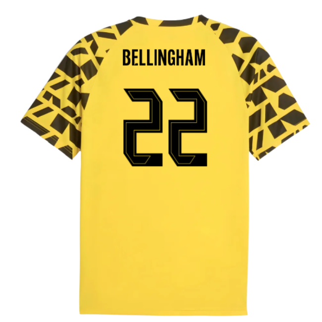 2025-2026 Borussia Dortmund Warm Up Jersey (Yellow) (Bellingham 22)-The Soccer Shirt Hub