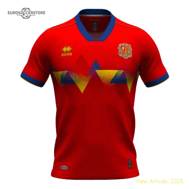 2024-2025 Andorra Home Shirt (Kids)-The Soccer Shirt Hub