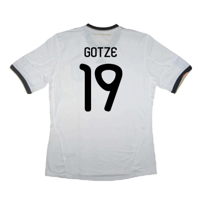 Germany 2010-11 Home Shirt ((Good) S) (GOTZE 19)-The Soccer Shirt Hub