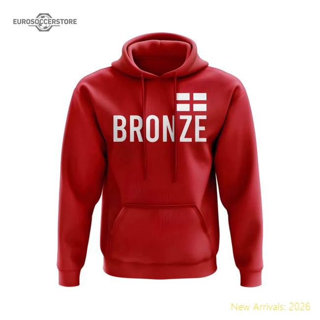 Lucy Bronze England Name Hoody (Red)-The Soccer Shirt Hub