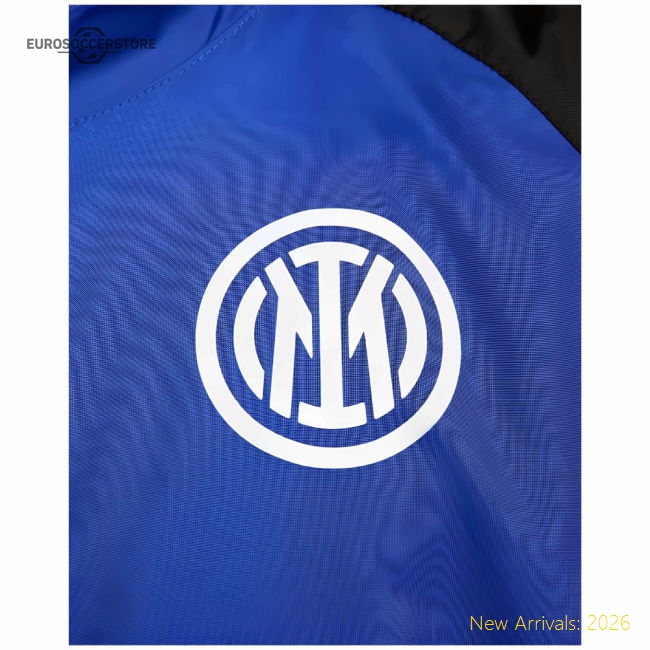 2024-2025 Inter Milan Home Hooded Woven Tracksuit (Blue)-The Soccer Shirt Hub