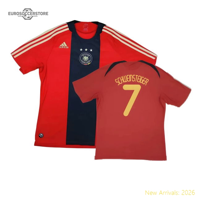Germany 2008-10 Away Shirt ((Excellent) XXL) (SCHWEINSTEIGER 7)-The Soccer Shirt Hub