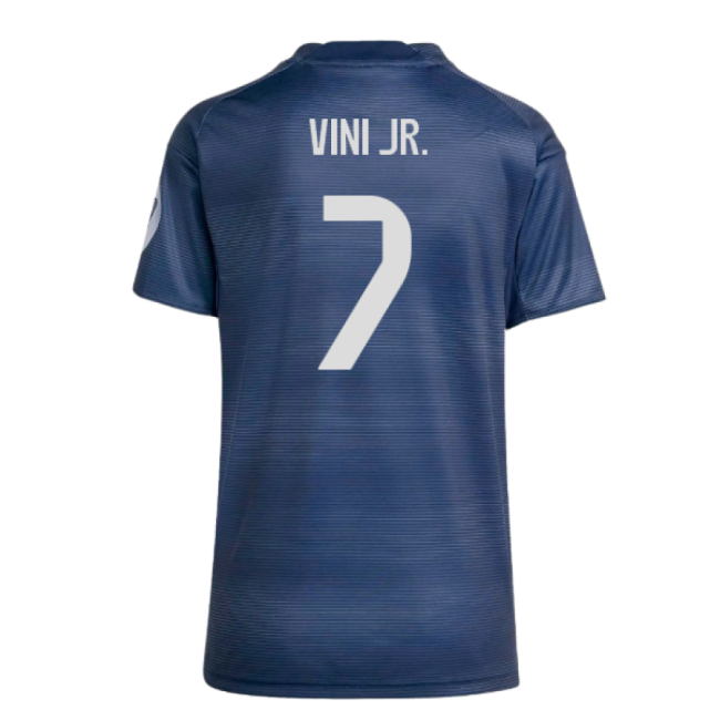 2025-2026 Real Madrid Authentic Away Shirt (Womens) (Vini Jr. 7)-The Soccer Shirt Hub
