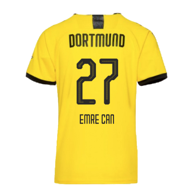 Borussia Dortmund 2019-20 Home Shirt (L) (Excellent) (Emre Can 27)-The Soccer Shirt Hub