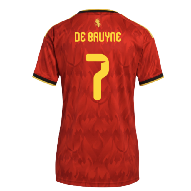 2026-2027 Belgium Home Shirt (Womens) (De Bruyne 7)-The Soccer Shirt Hub