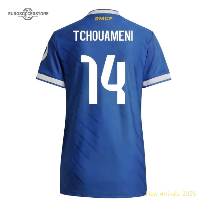 2025-2026 Real Madrid Authentic Third Shirt (Womens) (Tchouameni 14)-The Soccer Shirt Hub