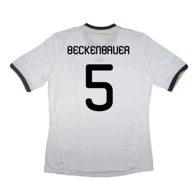 Germany 2010-11 Home Shirt ((Excellent) XL) (BECKENBAUER 5)-The Soccer Shirt Hub