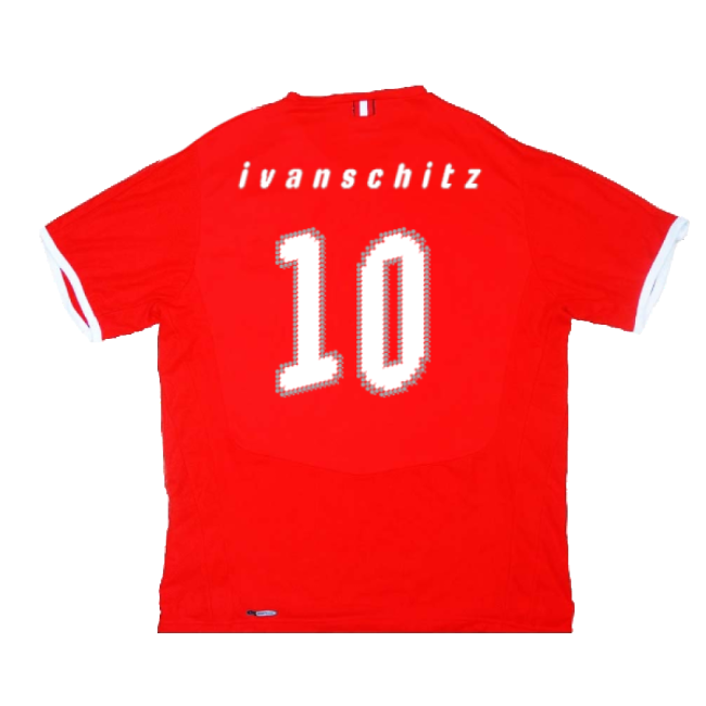 Austria 2008-09 Home Shirt ((Good) S) (Ivanschitz 10)-The Soccer Shirt Hub