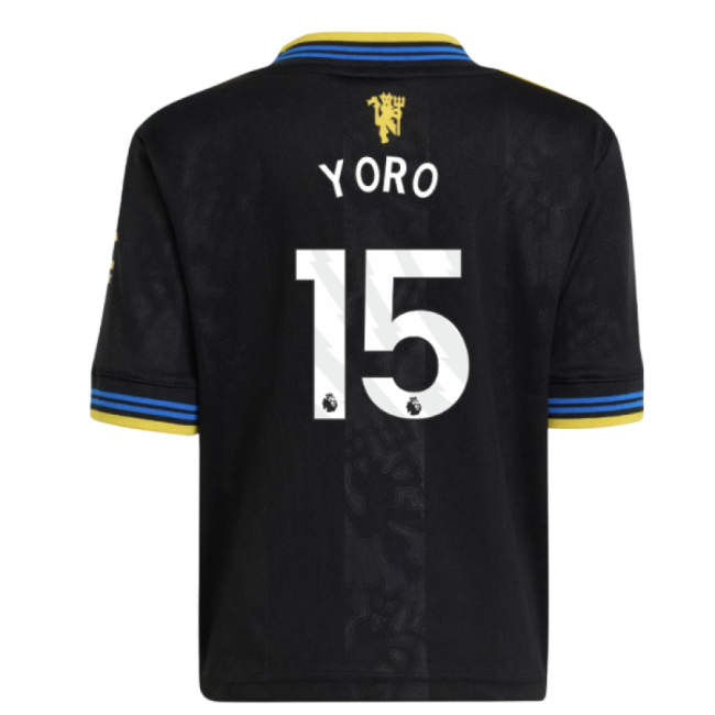 2025-2026 Manchester United Third Mini Kit (Yoro 15)-The Soccer Shirt Hub