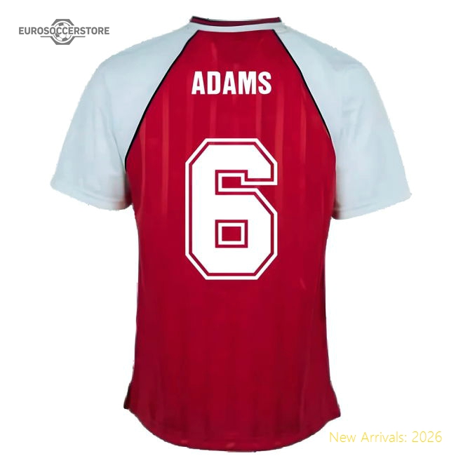 Arsenal 1988 Home Retro Football Shirt (ADAMS 6)-The Soccer Shirt Hub