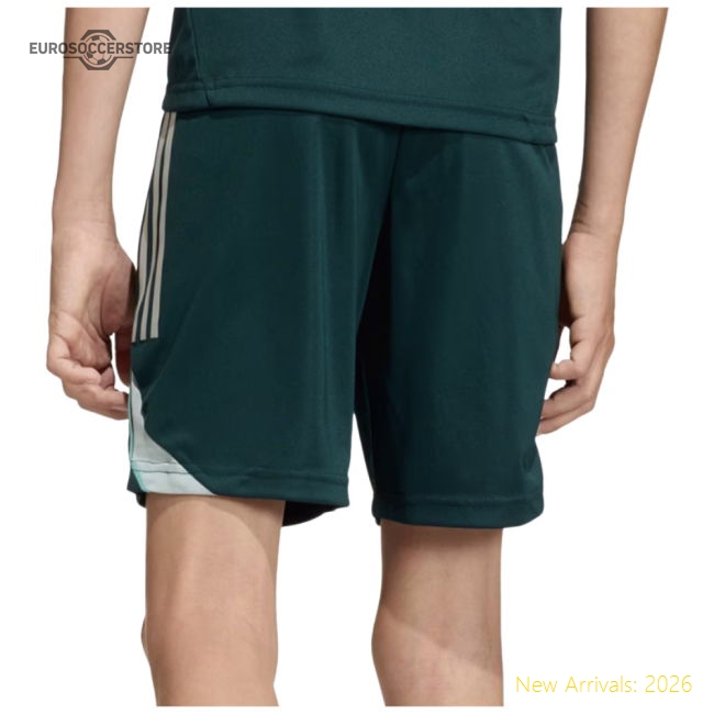 2025-2026 Arsenal Training Shorts (Aurora Ivy) - Kids-The Soccer Shirt Hub