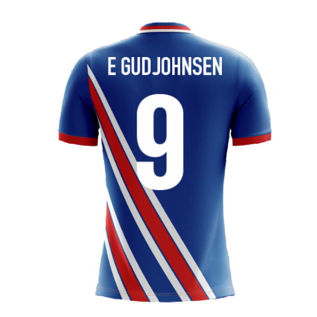2025-2026 Iceland Airo Concept Home Shirt (E Gudjohnsen 9)-The Soccer Shirt Hub