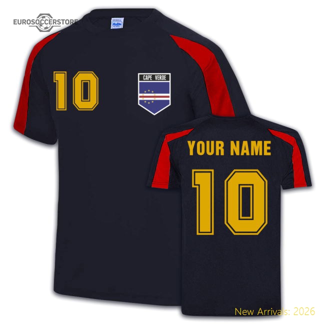 Cape Verde Sports Training Jersey (Your Name)-The Soccer Shirt Hub