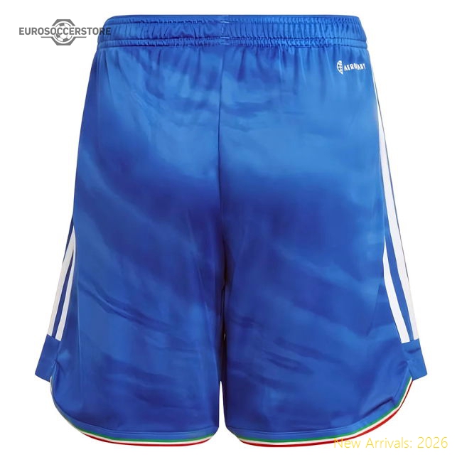 2023-2024 Italy Home Shorts (Blue)-The Soccer Shirt Hub