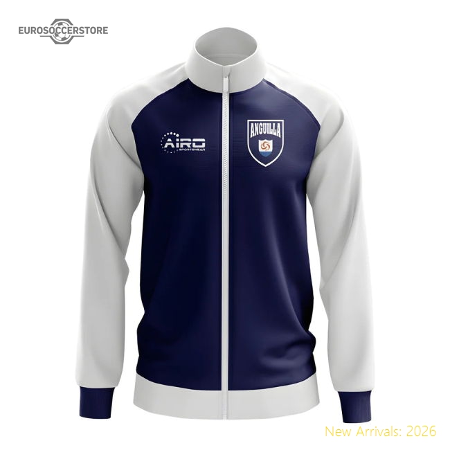 Anguilla Concept Football Track Jacket (Blue)-The Soccer Shirt Hub