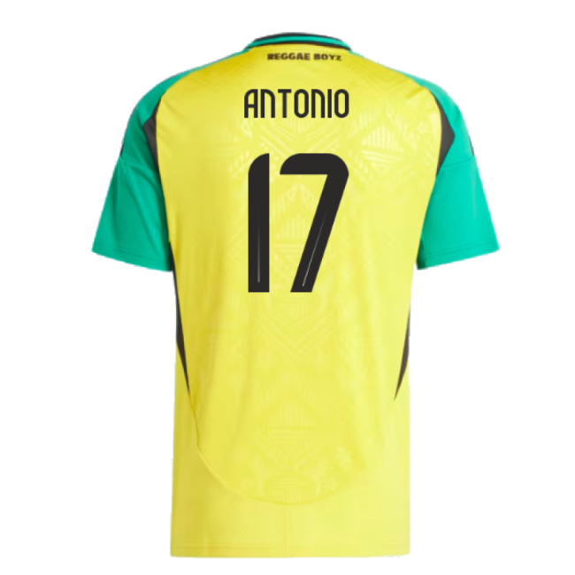 2024-2025 Jamaica Home Shirt (Womens) (Antonio 17)-The Soccer Shirt Hub
