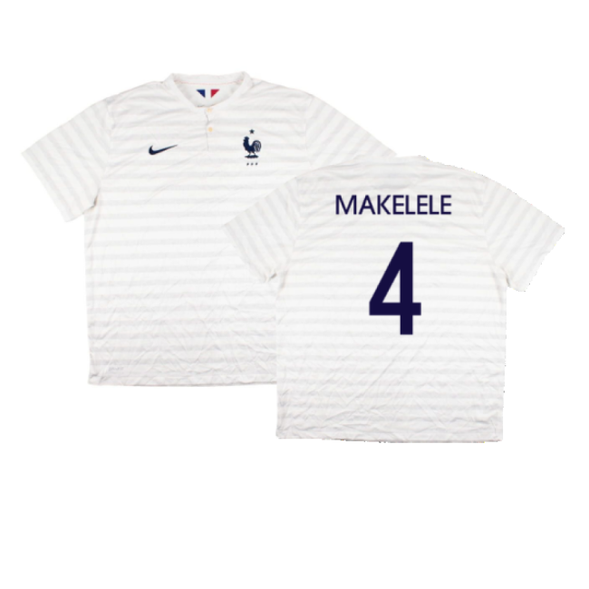 France 2014-15 Away Shirt ((Very Good) XXL) (Makelele 4)-The Soccer Shirt Hub