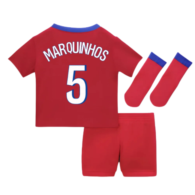 2025-2026 PSG Third Baby Kit (Marquinhos 5)-The Soccer Shirt Hub