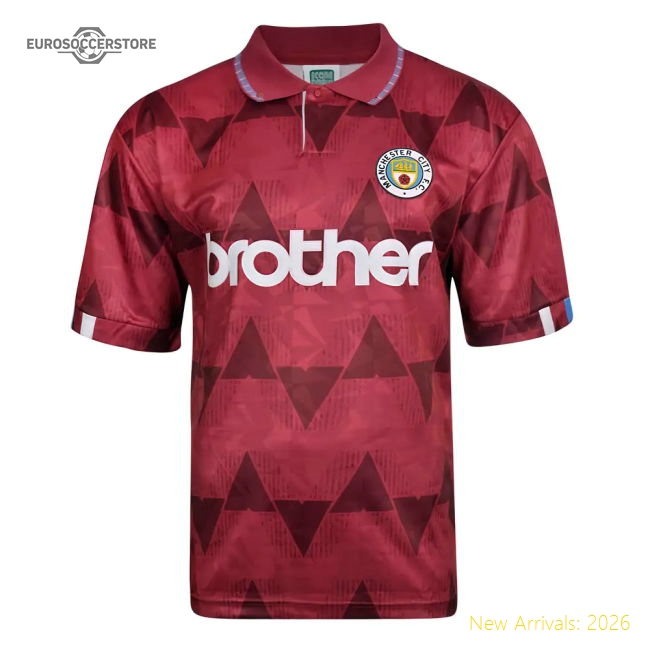 Manchester City 1989 Away Retro Football Shirt-The Soccer Shirt Hub