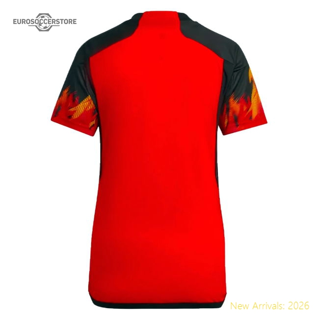 2022-2023 Belgium Home Shirt (Ladies)-The Soccer Shirt Hub