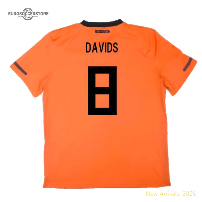 Holland 2010-11 Home Shirt (3xl) ((Very Good) 3XL) (Davids 8)-The Soccer Shirt Hub