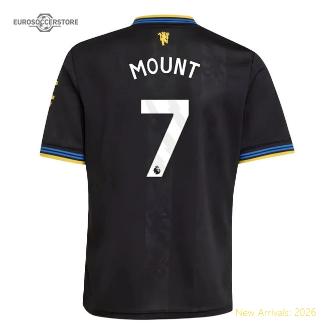 2025-2026 Man Utd Third Shirt (Kids) (Mount 7)-The Soccer Shirt Hub