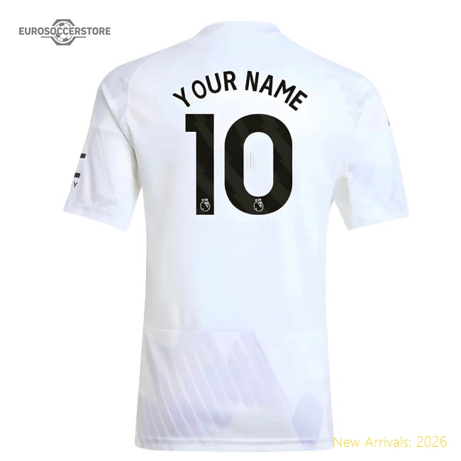 2025-2026 Man Utd Away Shirt (Kids) (Your Name)-The Soccer Shirt Hub