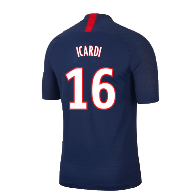 PSG 2019-20 Home Nike Vaporknit Shirt ((Mint) S) (Icardi 16)-The Soccer Shirt Hub