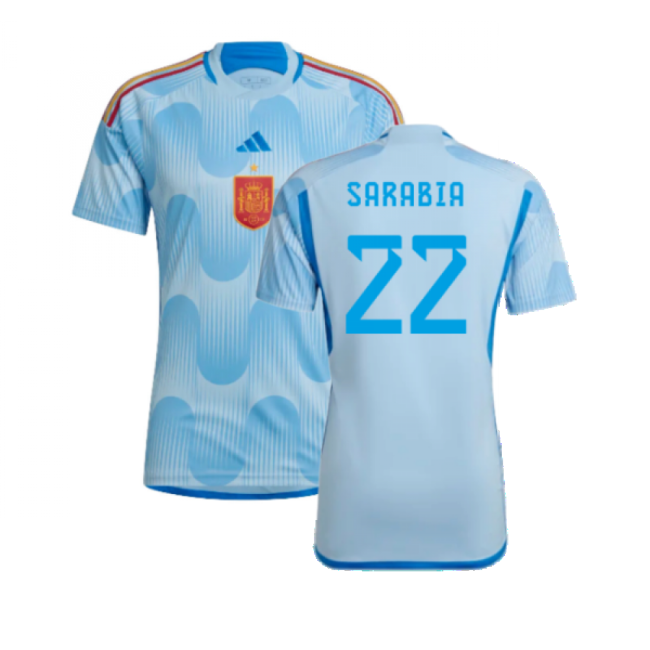 2022-2023 Spain Away Shirt (Sarabia 22)-The Soccer Shirt Hub