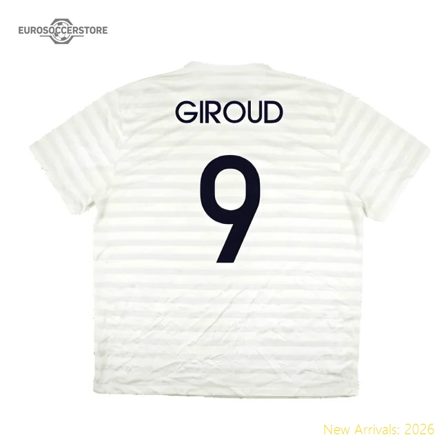 France 2014-15 Away Shirt ((Very Good) XXL) (Giroud 9)-The Soccer Shirt Hub