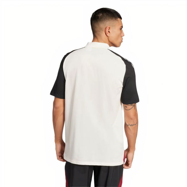 2024-2025 Man Utd Polo Shirt (Off White)-The Soccer Shirt Hub