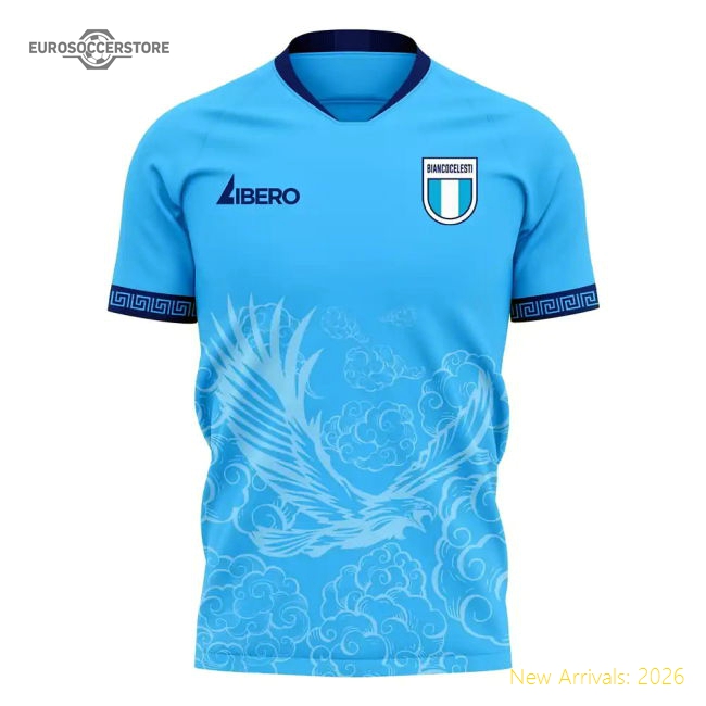 Lazio 2025-2026 Home Concept Football Kit (Libero)-The Soccer Shirt Hub
