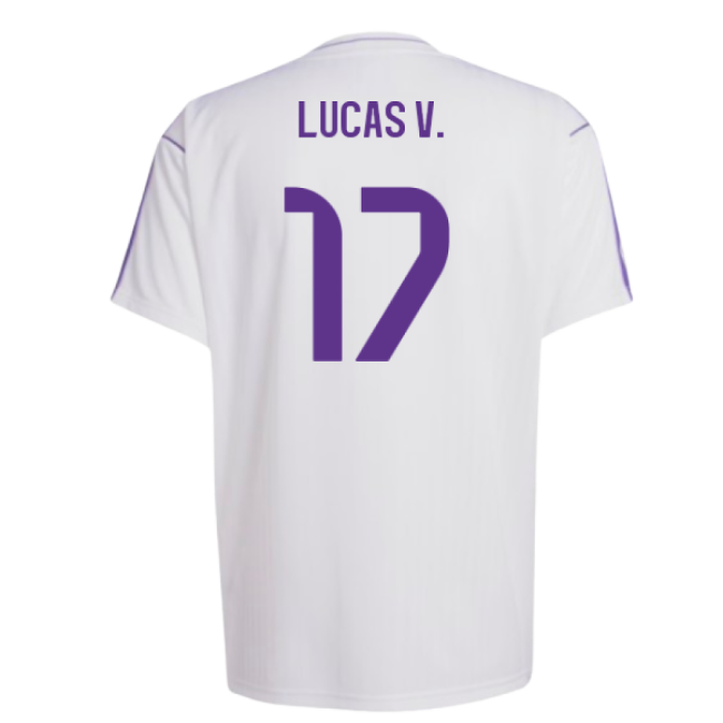 Real Madrid Terrace Icons Shirt (White) (Lucas V. 17)-The Soccer Shirt Hub