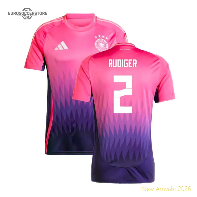 2024-2025 Germany Away Shirt (Rudiger 2)-The Soccer Shirt Hub