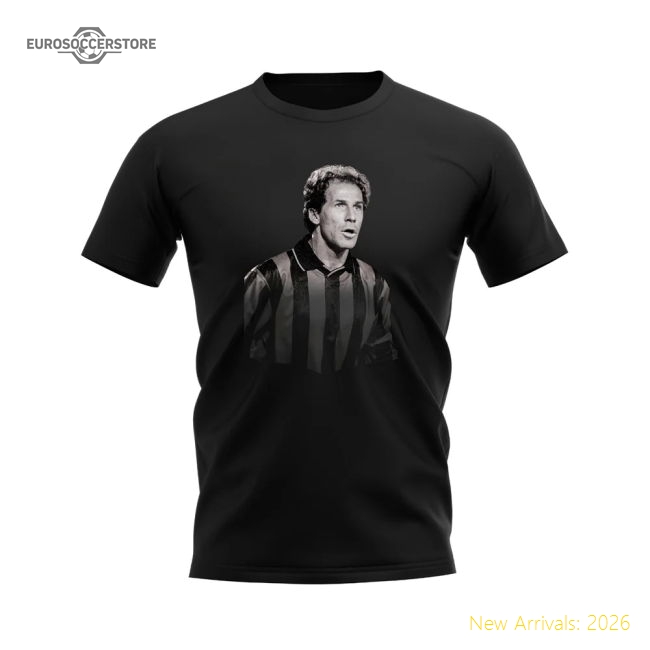 Franco Baresi AC Milan Legend T-Shirt (Black)-The Soccer Shirt Hub