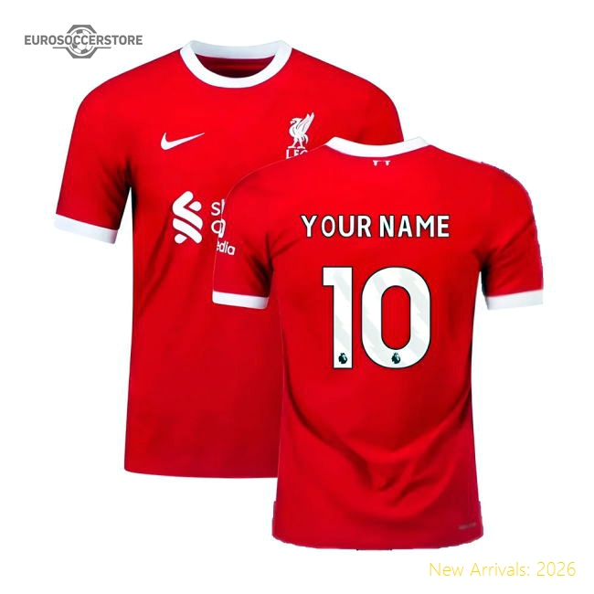 2023-2024 Liverpool Home Dri-Fit ADV Match Shirt (Your Name)-The Soccer Shirt Hub