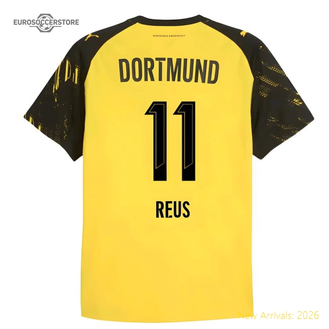 2025-2026 Borussia Dortmund Authentic Home Shirt (Reus 11)-The Soccer Shirt Hub