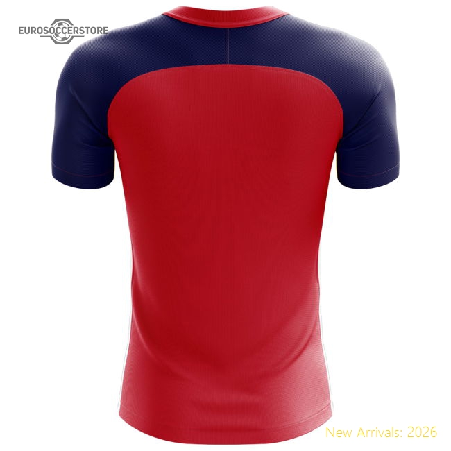 2025-2026 Norway Flag Concept Football Shirt - Womens-The Soccer Shirt Hub