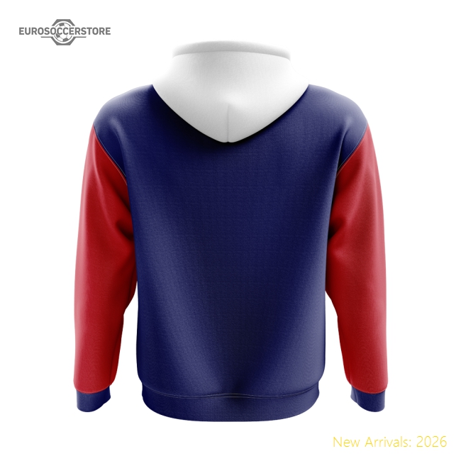 France Concept Country Football Hoody (Blue)-The Soccer Shirt Hub