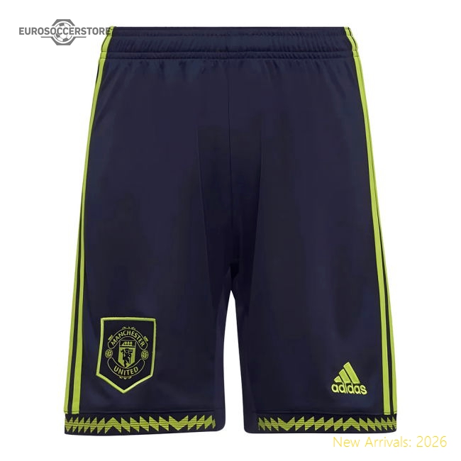 2022-2023 Man Utd Third Shorts (Kids)-The Soccer Shirt Hub