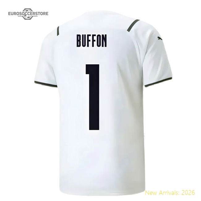 2021-2022 Italy Away Shirt (BUFFON 1)-The Soccer Shirt Hub