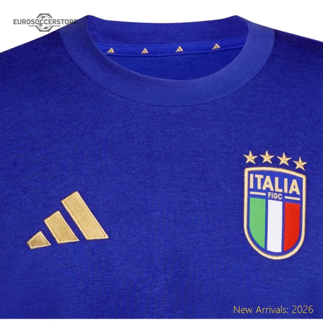 2026-2027 Italy DNA Sweat Top (Blue)-The Soccer Shirt Hub