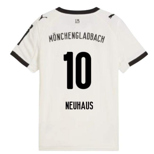 2025-2026 Borussia MGB Home Shirt (Kids) (Neuhaus 10)-The Soccer Shirt Hub