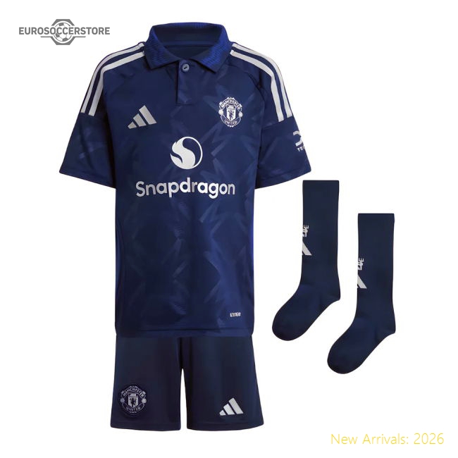 2024-2025 Man Utd Away Mini Kit-The Soccer Shirt Hub